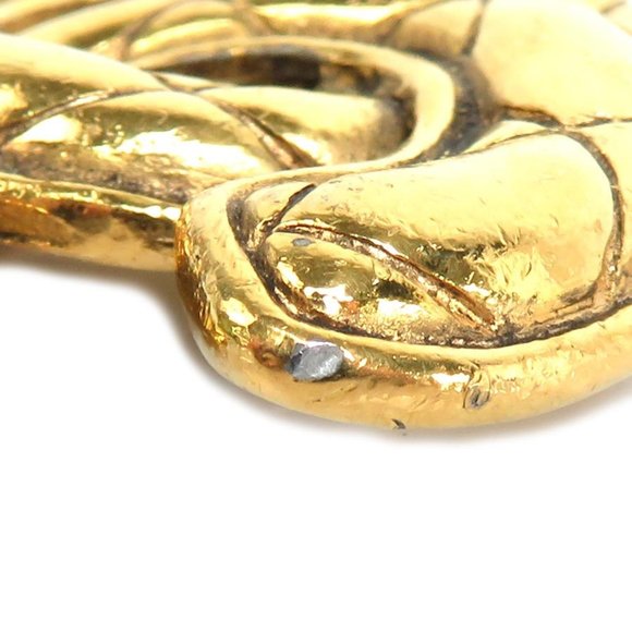 CHANEL Charm Key Ring Coco Mark Vintage Metal Gold Unisex - Picture 4 of 5